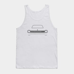 1966 AMC Rambler American classic car black outline Tank Top